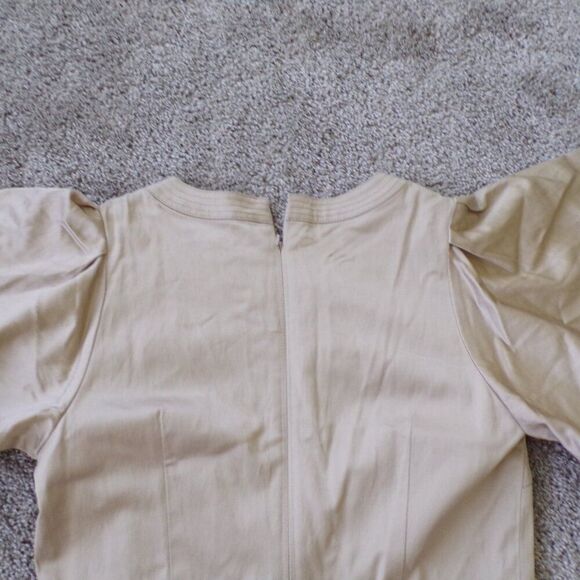 Banana Republic Flutter Sleeve Gold dress 6 - Picture 11 of 13